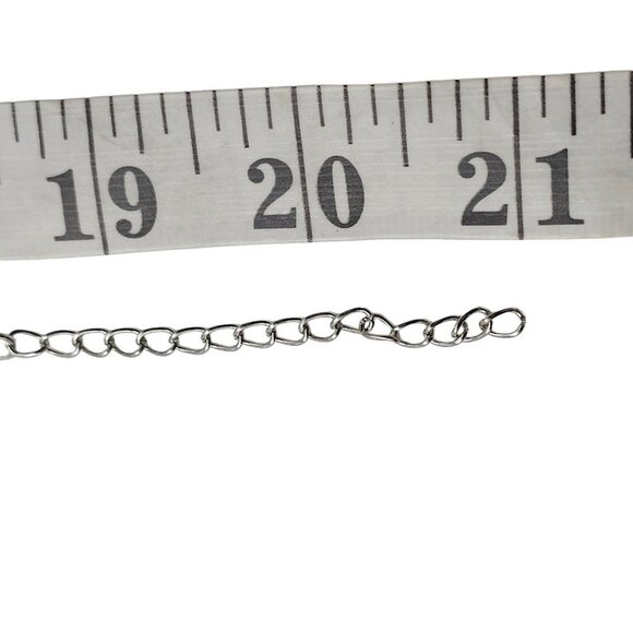 Paparazzi Purple Faux Rock Heart Charm Chain Necklace Earrings Set Vintage - Picture 8 of 8